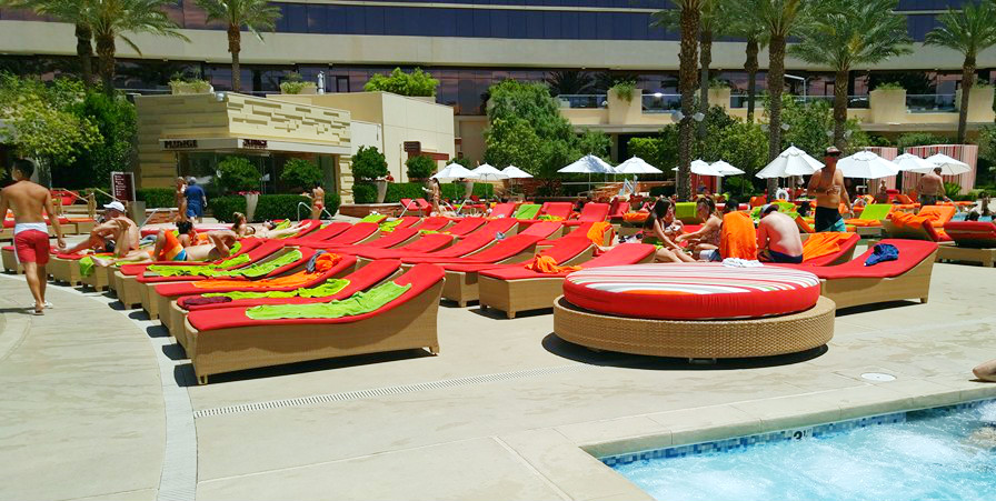 pool area at red rock casino